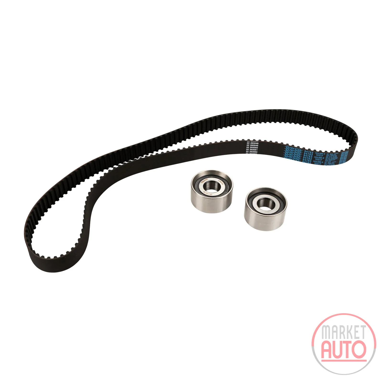 Zahnriemensatz mit 2 Umlenkrollen DAYCO