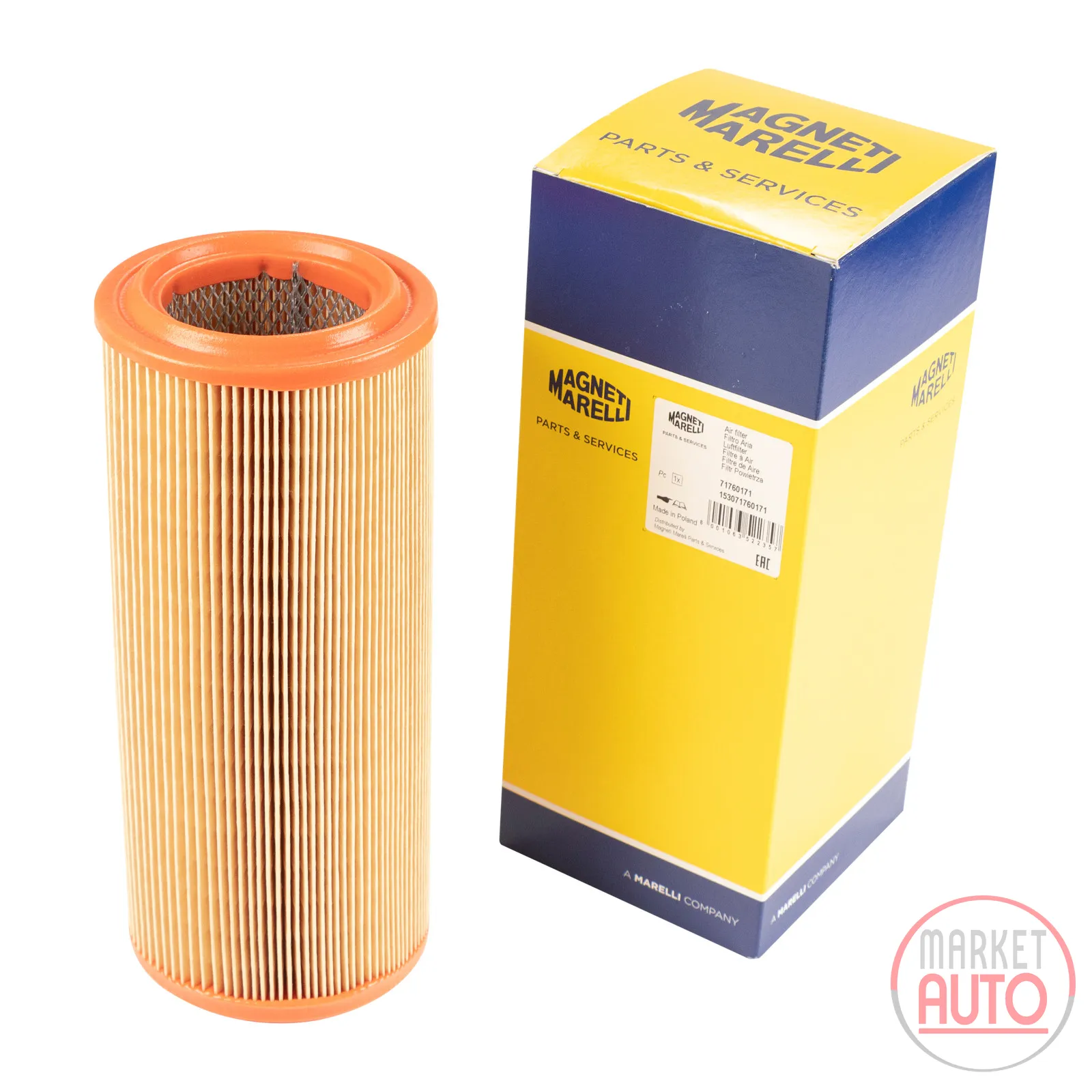 Luftfiltereinsatz rund Magneti Marelli