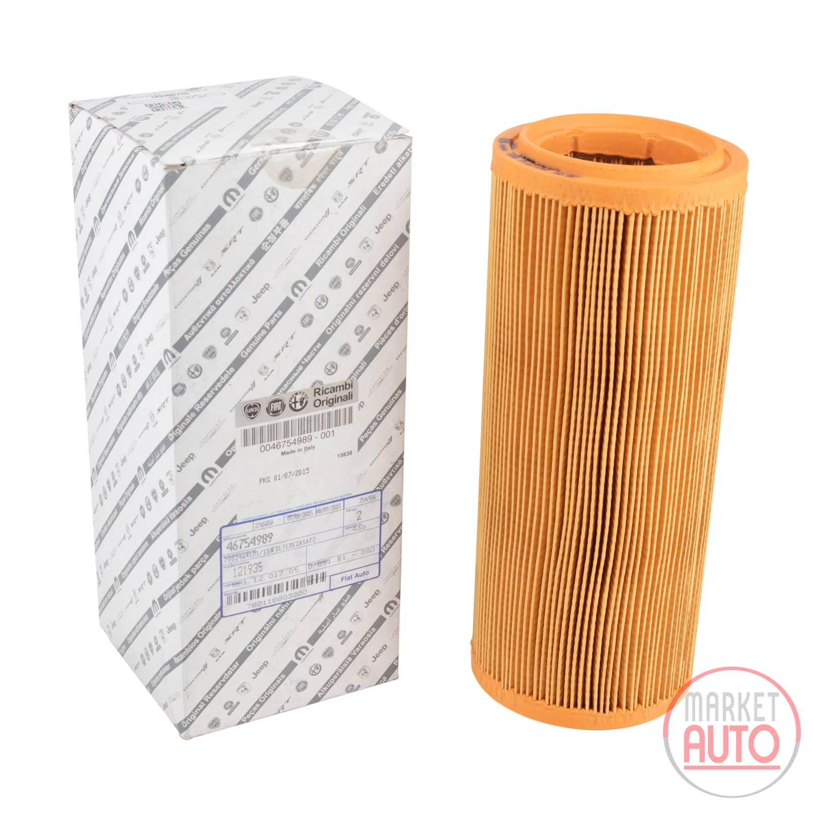 Luftfiltereinsatz rund Fiat Original