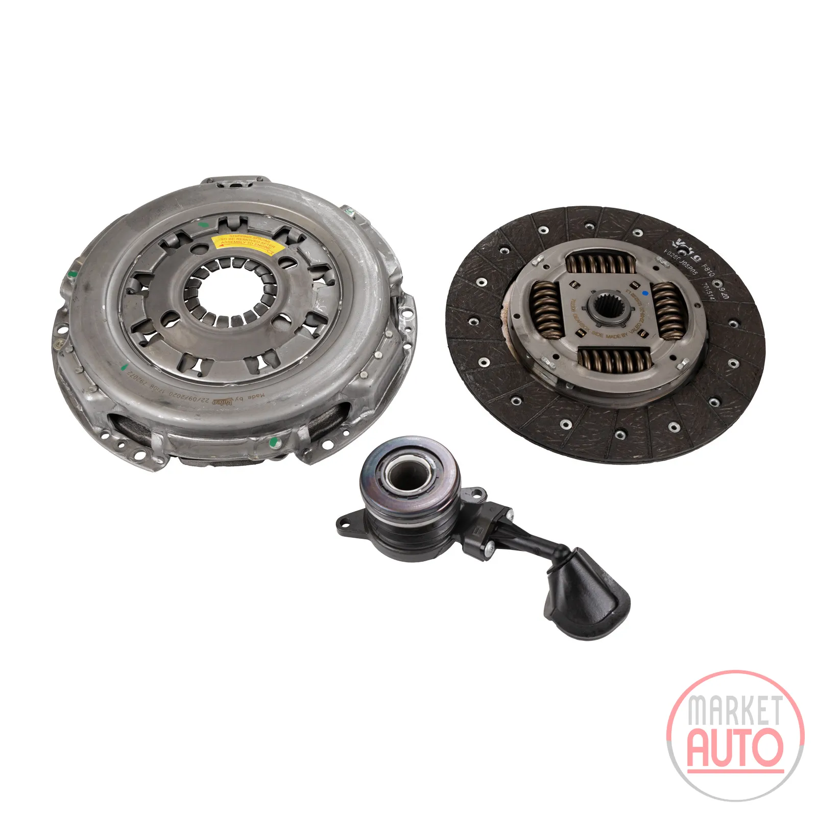 Kupplung 3-Komponenten-Kit 254 Ø VALEO