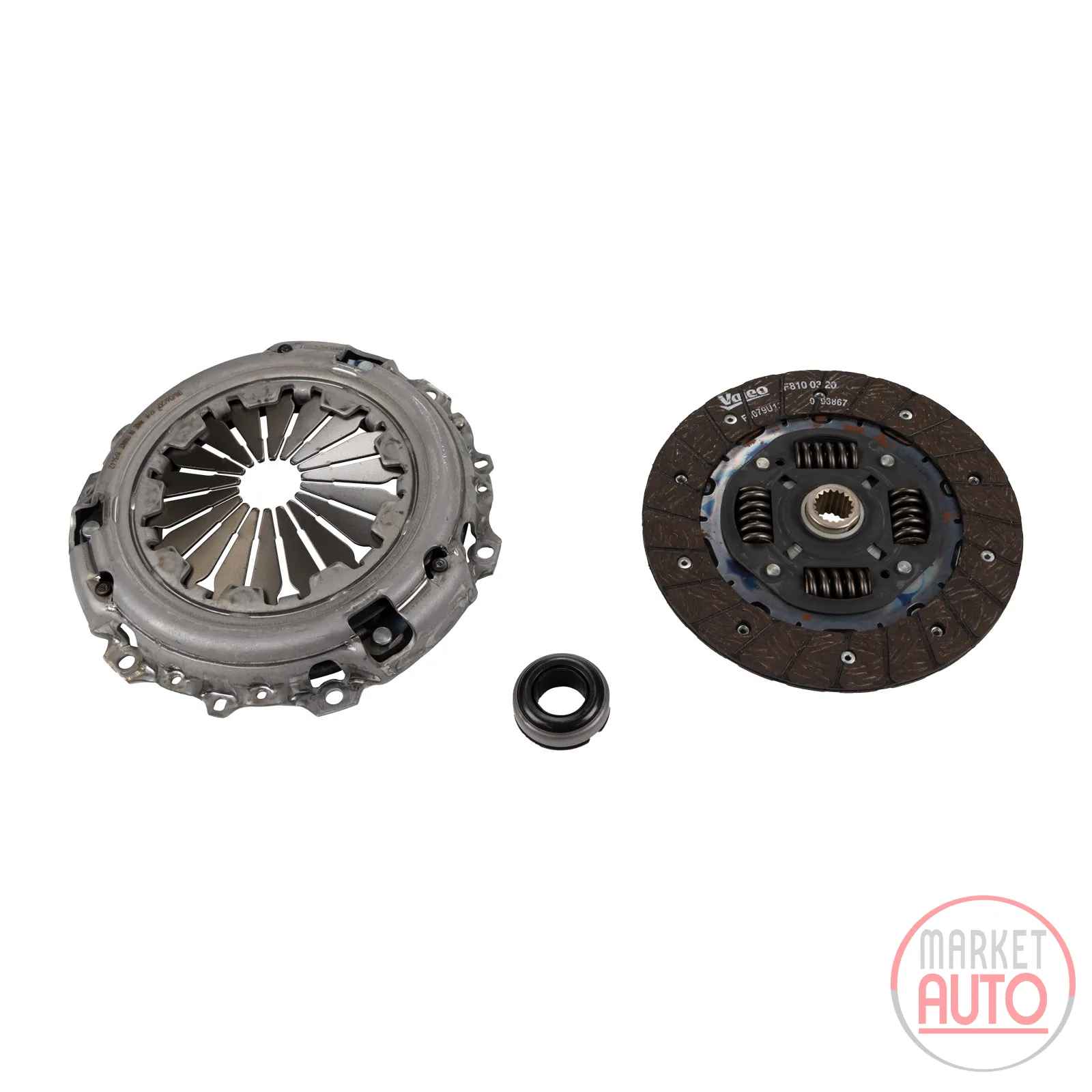 Kupplung 3-Komponenten-Kit 200-205 Ø mm