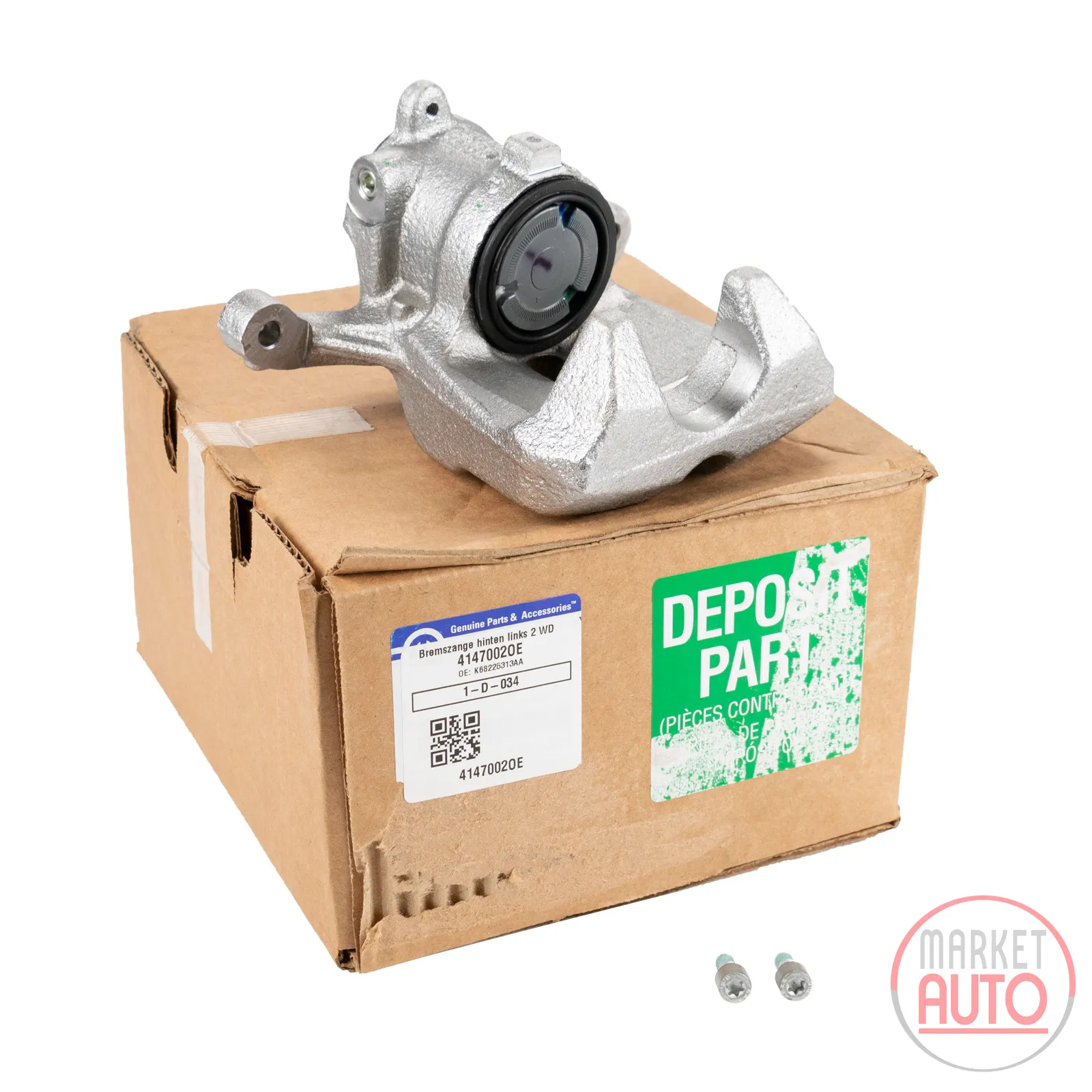 Bremszange hinten links 2 WD