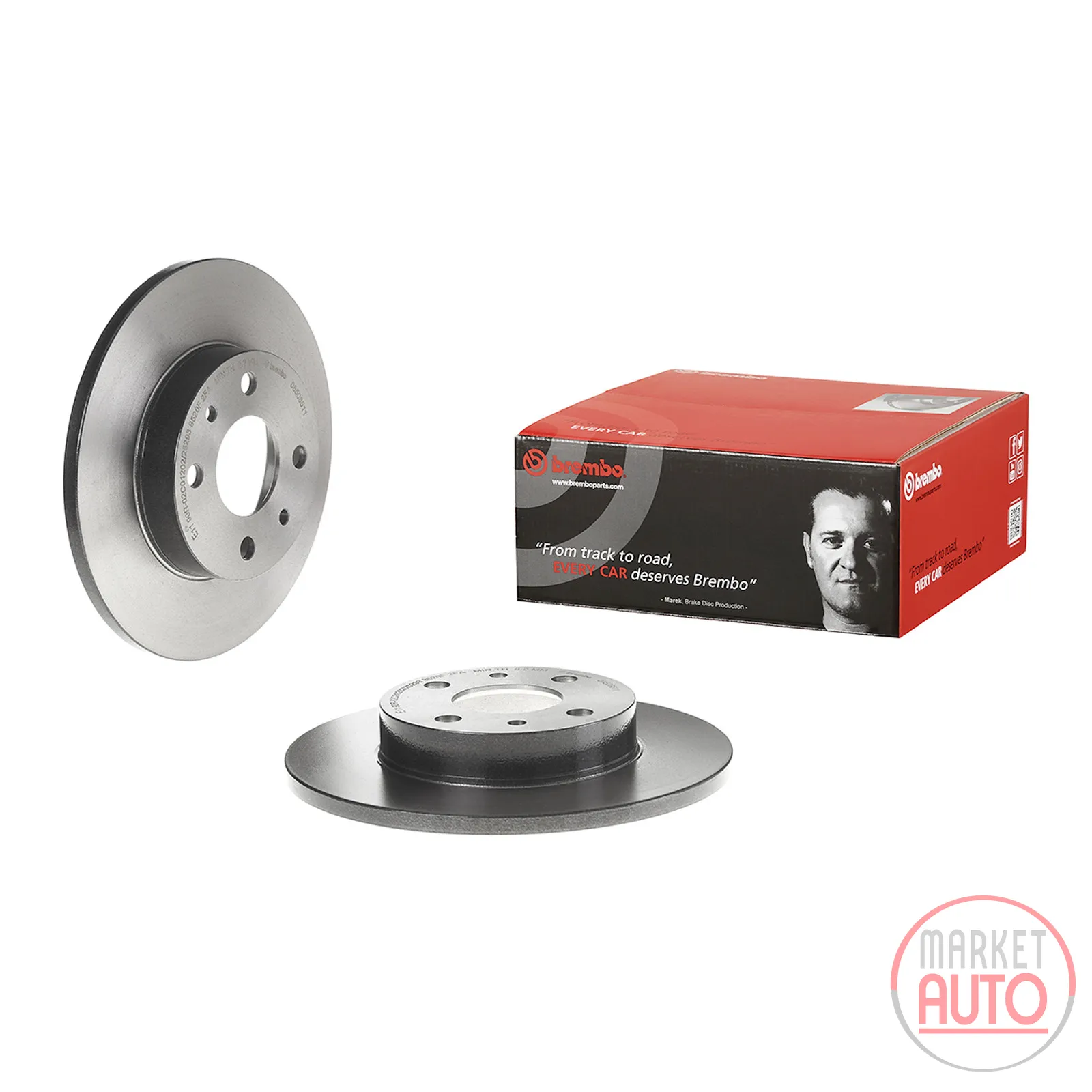 Bremsscheibe vorne oder hinten beschichtet 240 Ø BREMBO