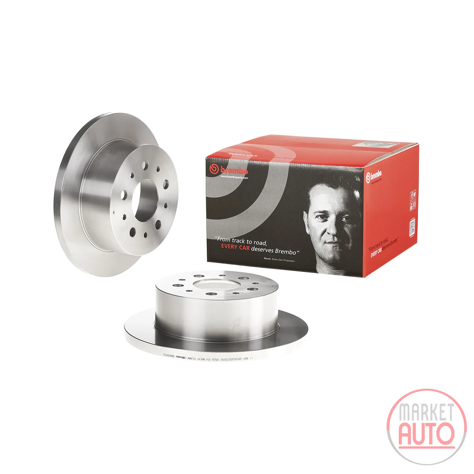 Bremsscheibe hinten voll 280 Ø BREMBO