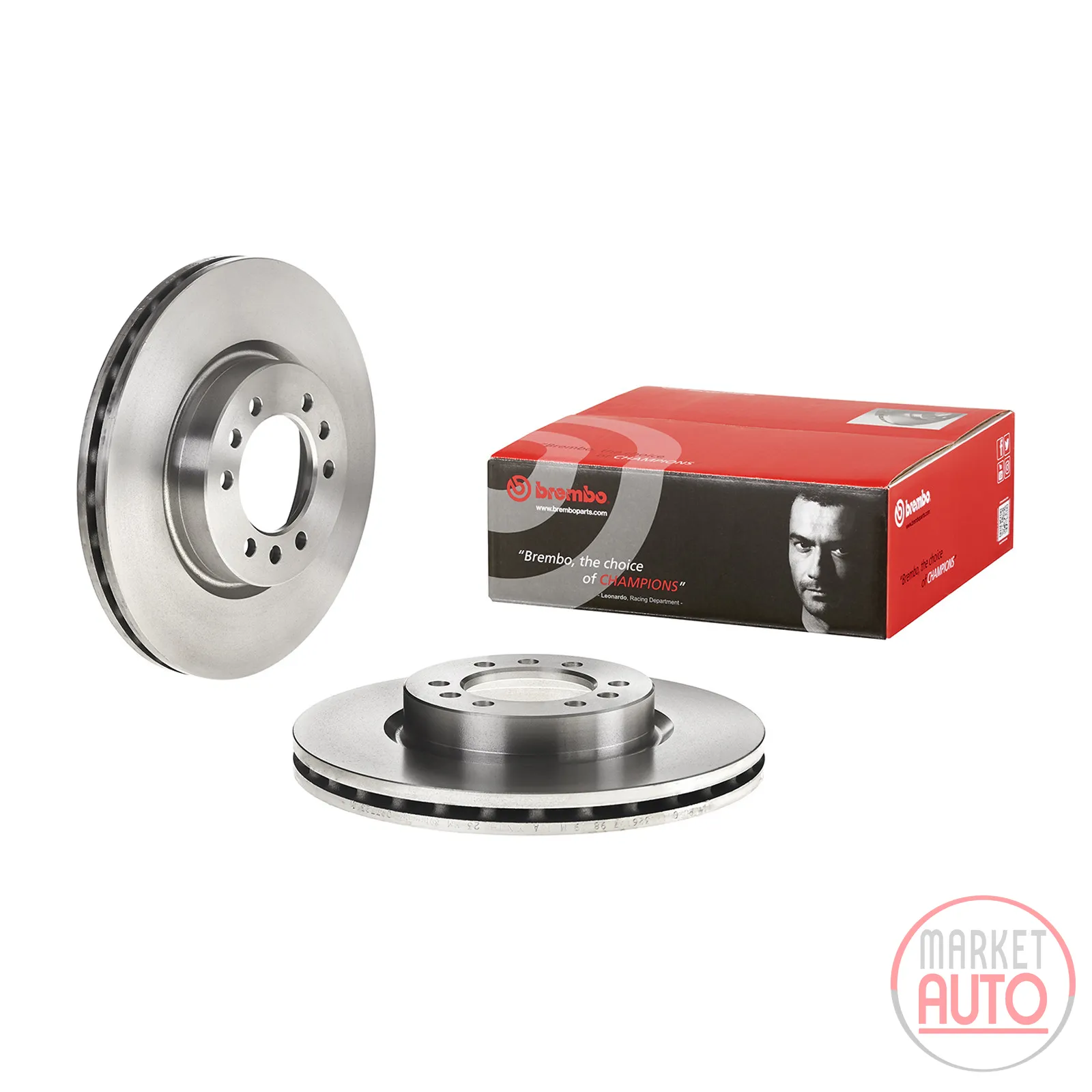 Bremsscheibe vorn innenbelüftet 290 Ø D=26 mm Brembo