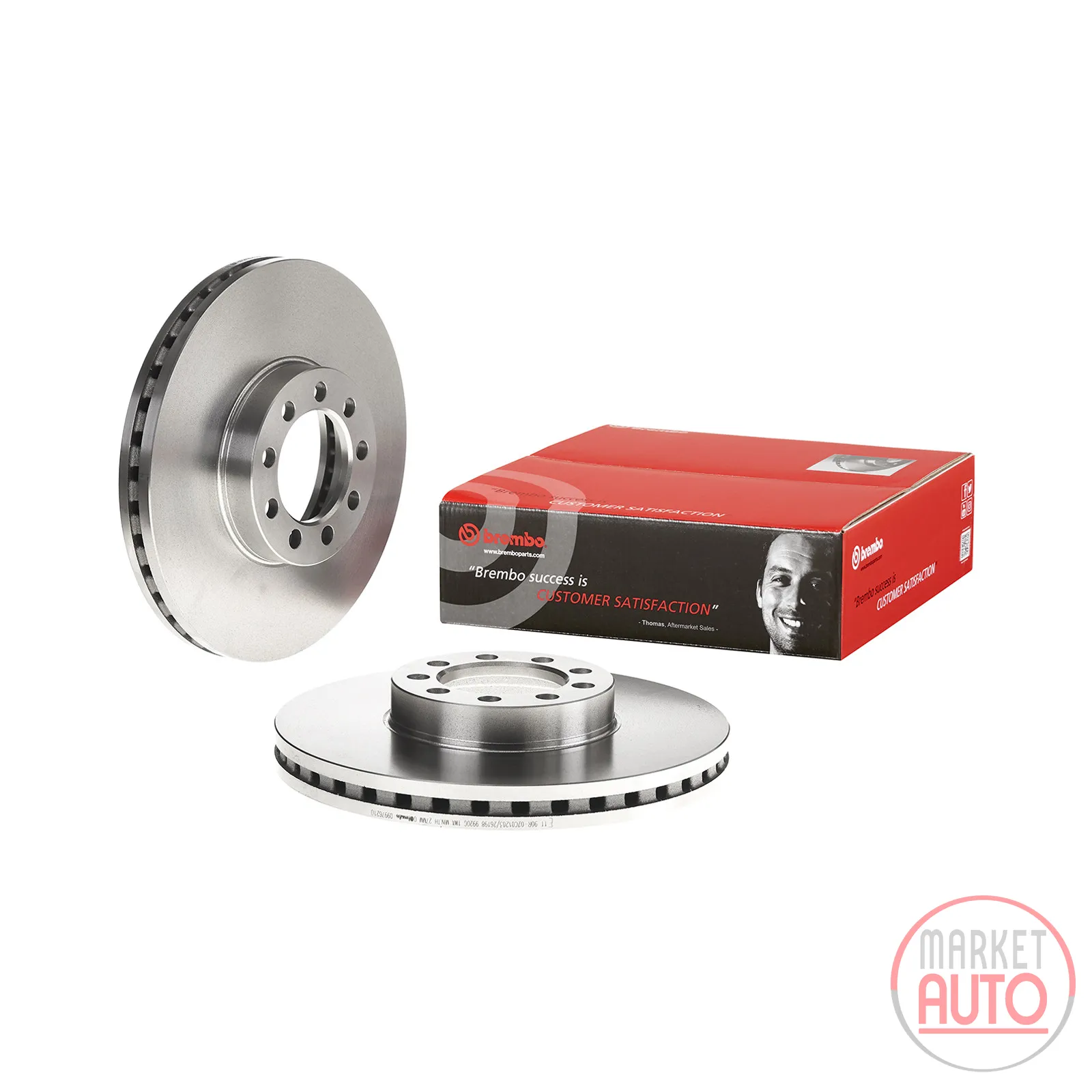 Bremsscheibe vorn belüftet 300 Ø D=30 mm Brembo