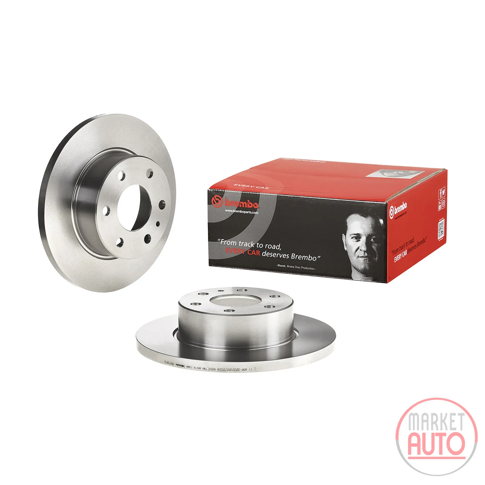 Bremsscheibe hinten BREMBO