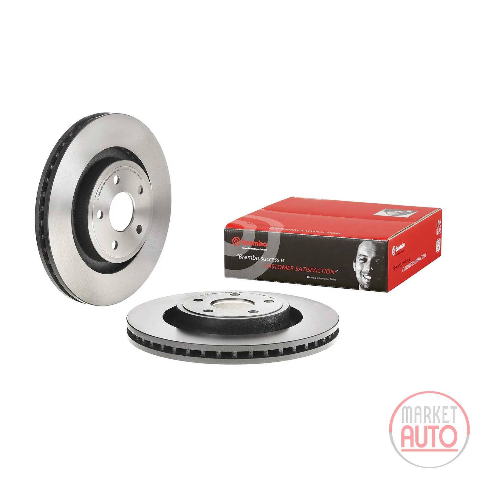 Bremsscheibe 360 Ø mm belüftet beschichtet Brembo