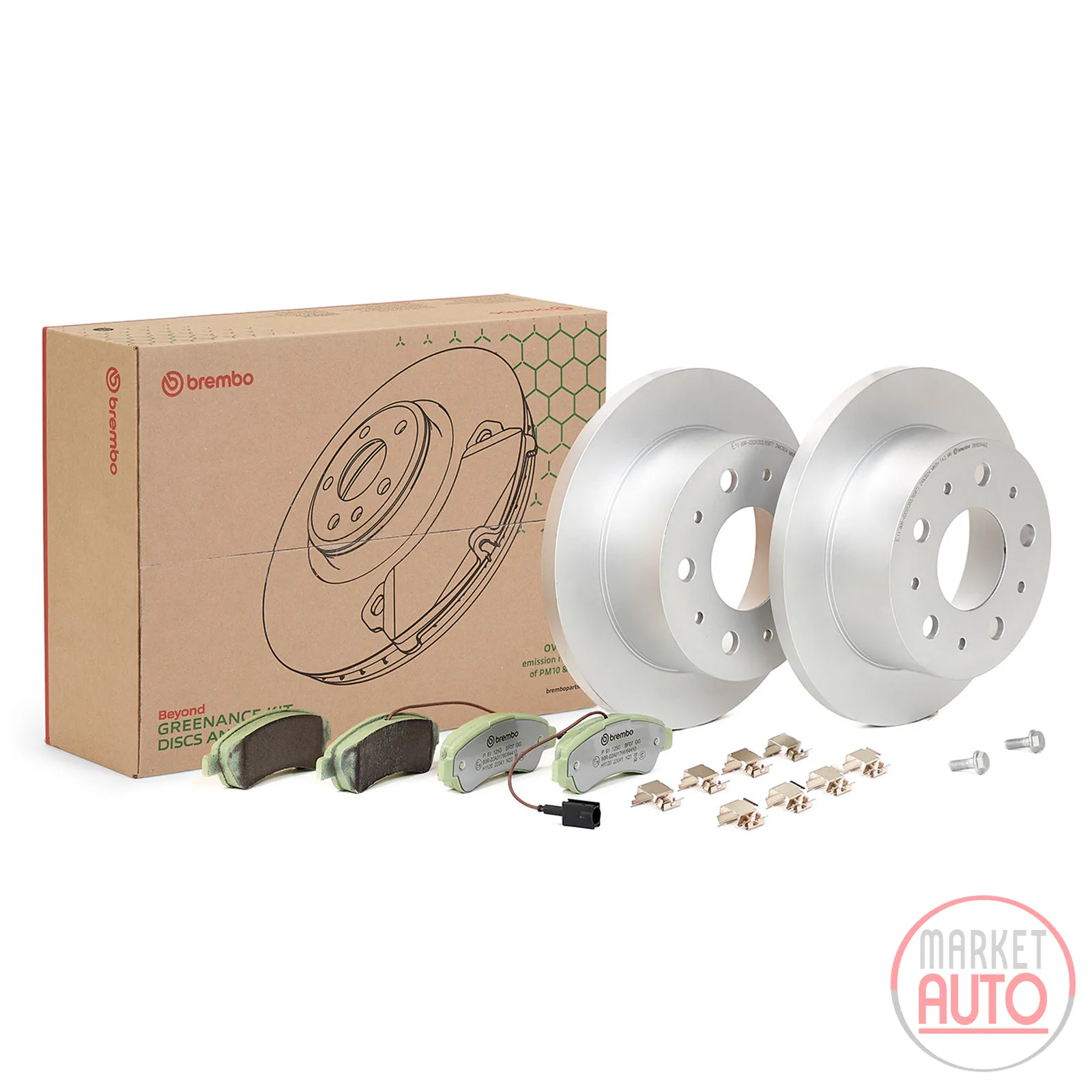 Bremsenkit hinten BEYOND LINE - Greenance Brembo
