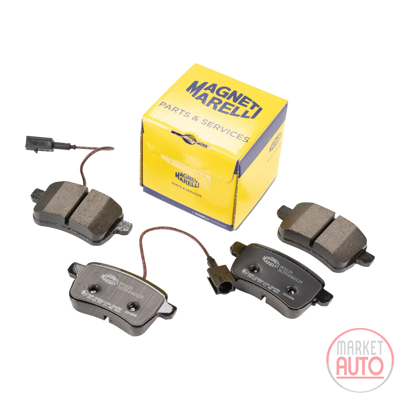 Bremsklötze hinten Magneti Marelli
