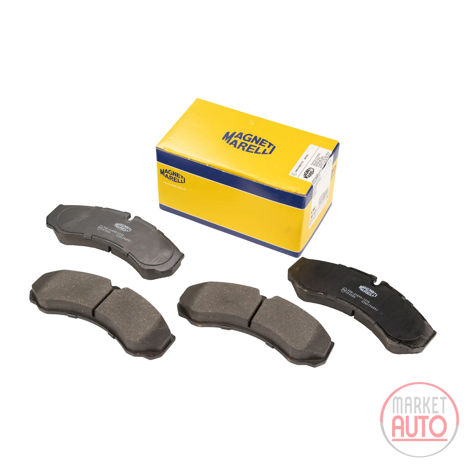 Bremsklötze vorn & hinten Magneti Marelli