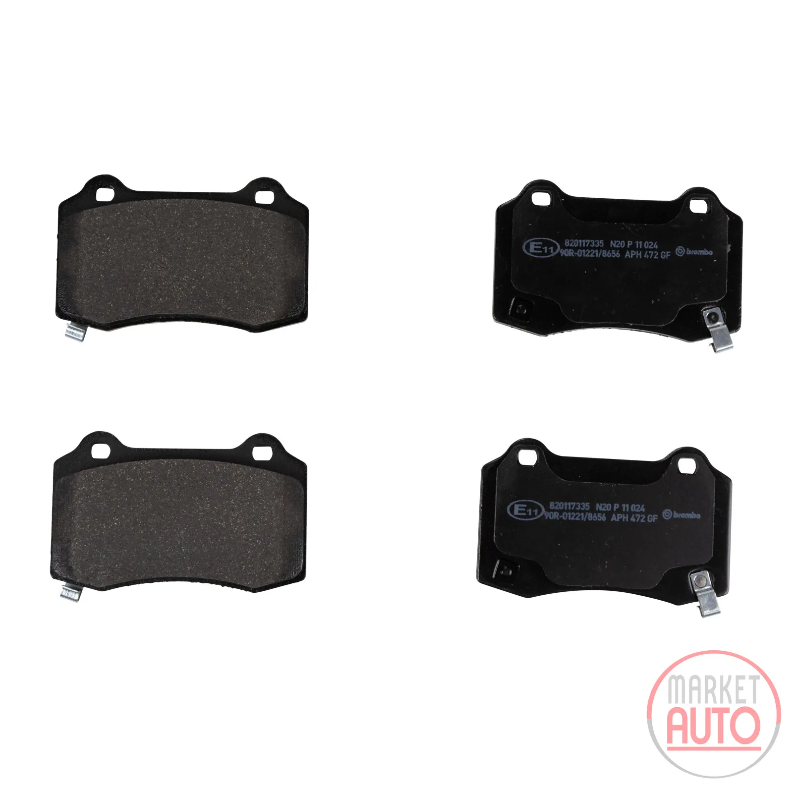 Bremsbeläge hinten Brembo