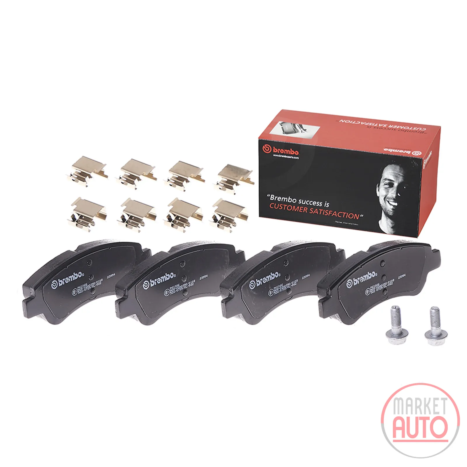 Bremsklötze vorn (ohne Warnkontakt) BREMBO