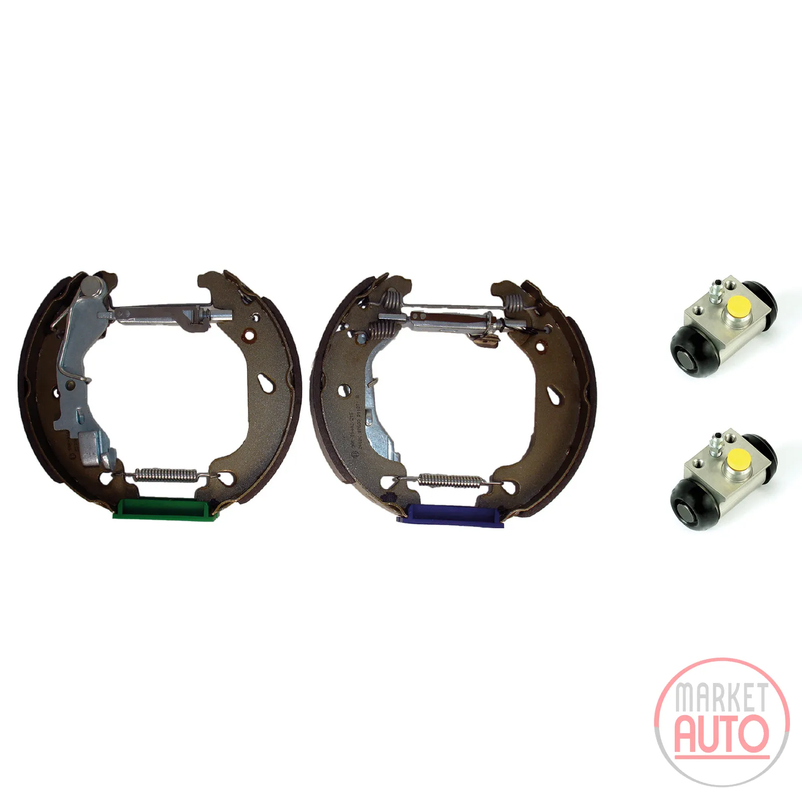 Bremsbackensatz hinten (Kit) vormontiert Brembo