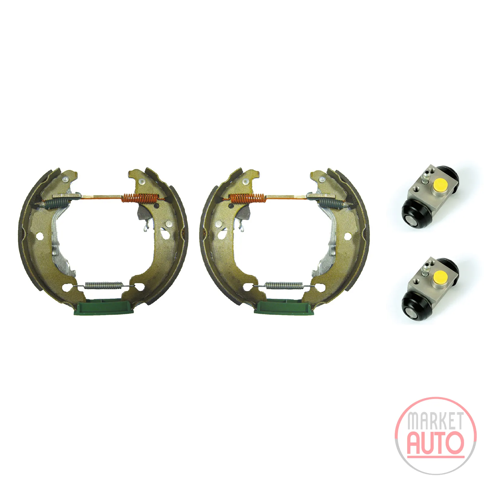 Bremsbackensatz hinten (Kit) vormontiert Brembo