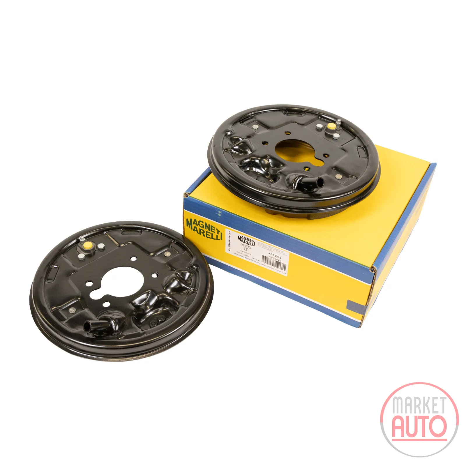 Bremsenkit vormontiert auf Ankerplatten Magneti Marelli