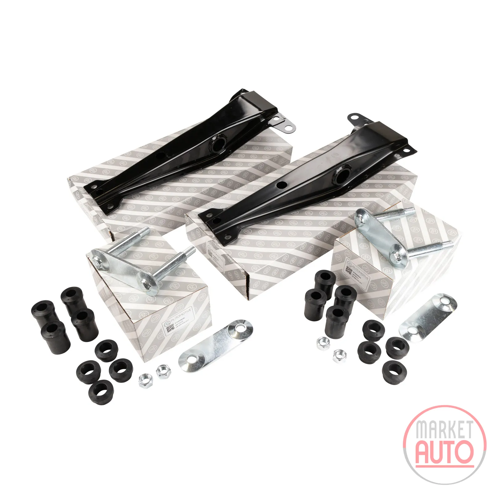 Blattfederaufnahme KIT links & rechts hinten AG Automotive