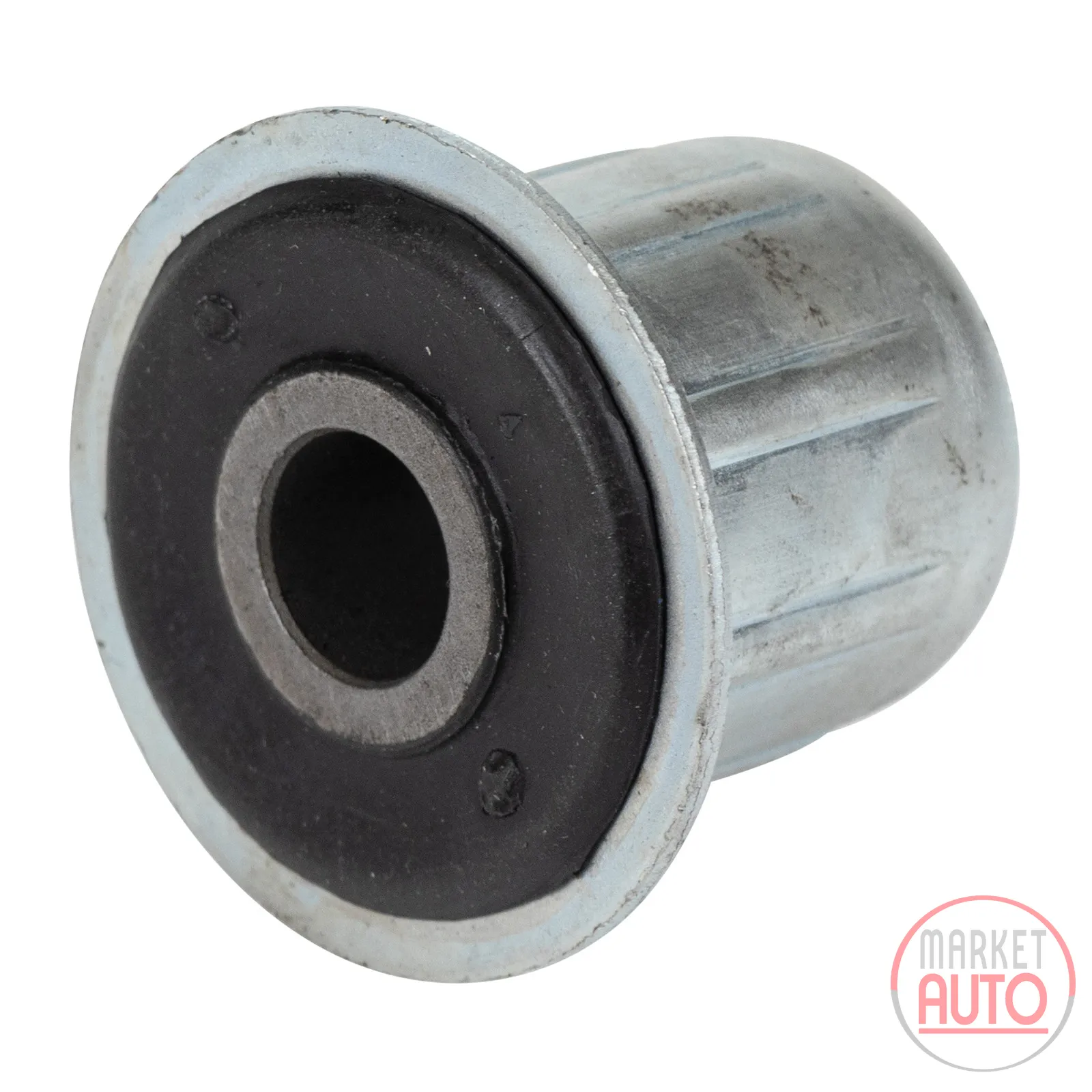 Lagerbuchse Blattfeder hinten, Höhe: 46,5 mm, Metall/Gummi