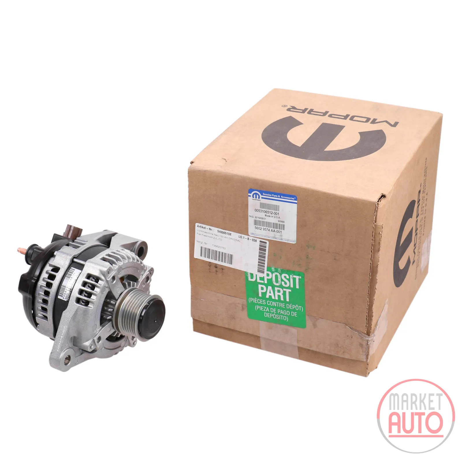 Lichtmaschine Neu 150 AH ORIGINAL