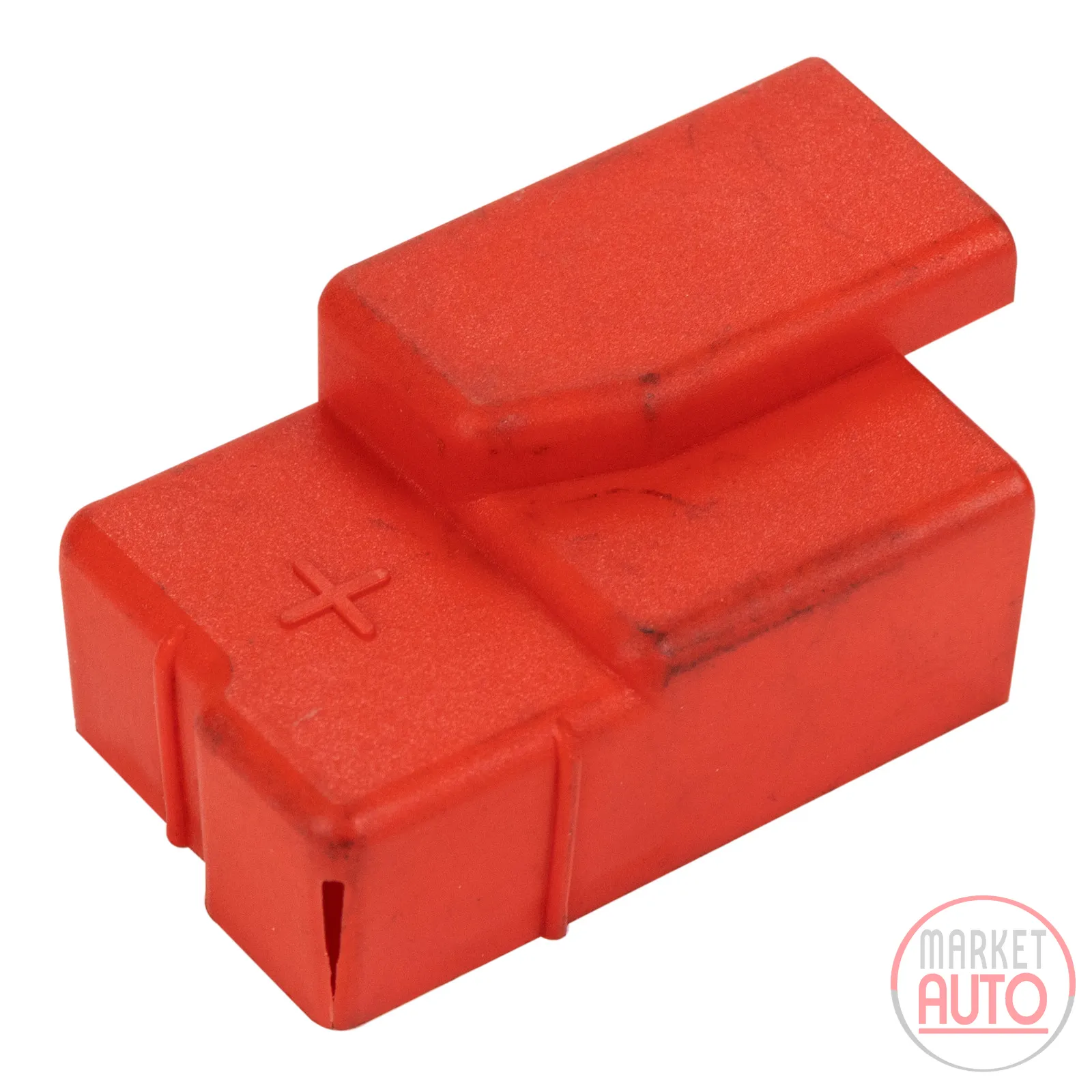 Batterieabdeckung, Schutzkappe Rot +