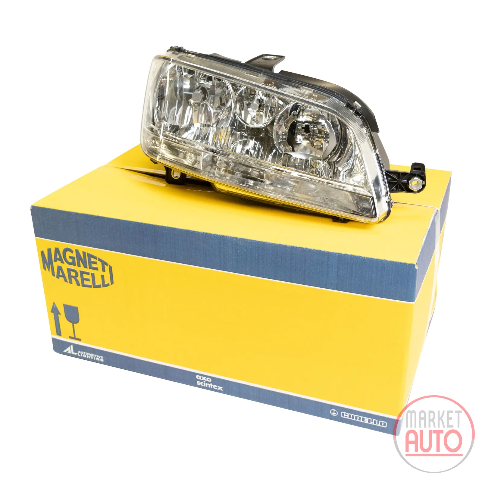 Scheinwerfer vorne rechts H7 H1 + Nebel Magneti Marelli
