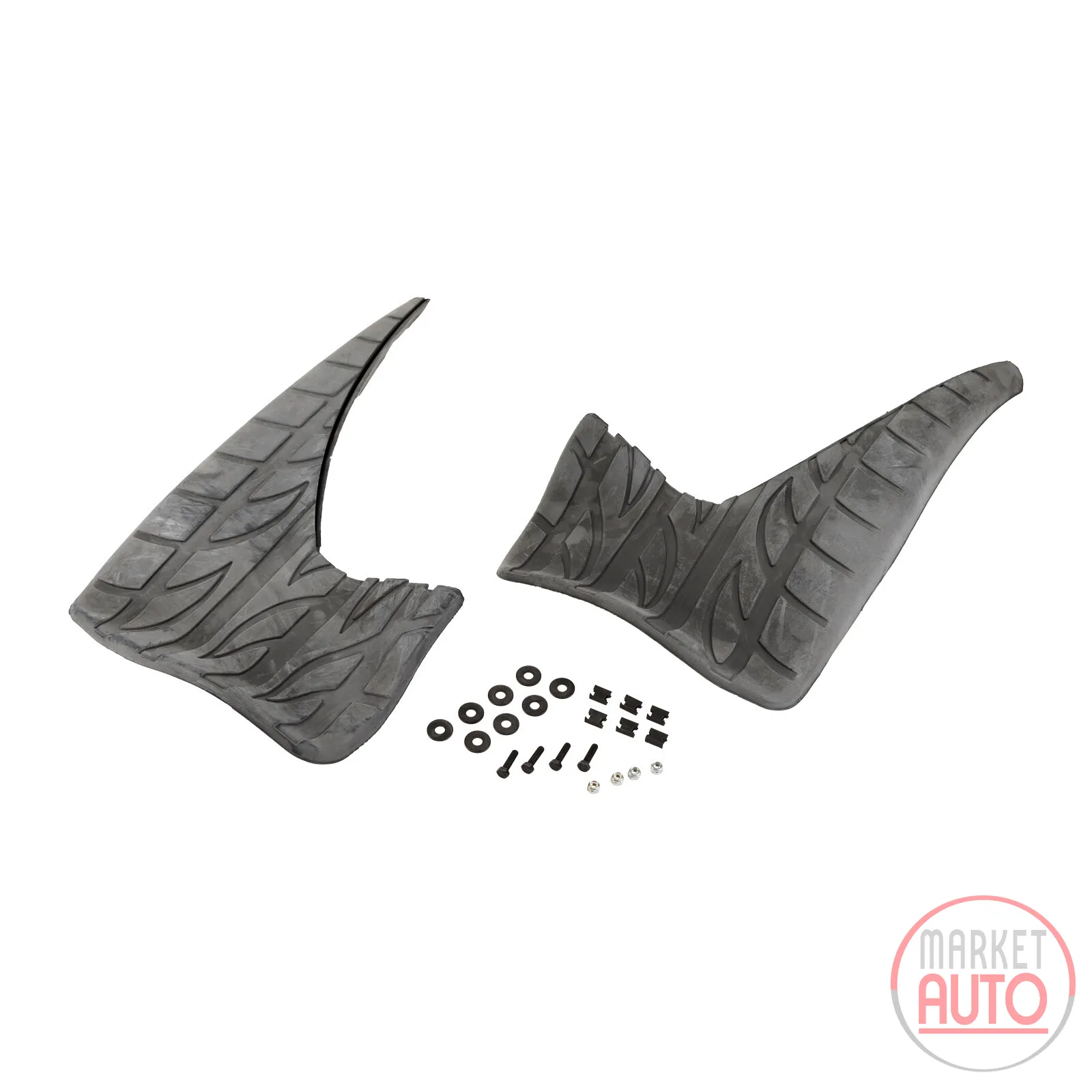Schmutzfänger 2er-Set für hinten, Reifendesign