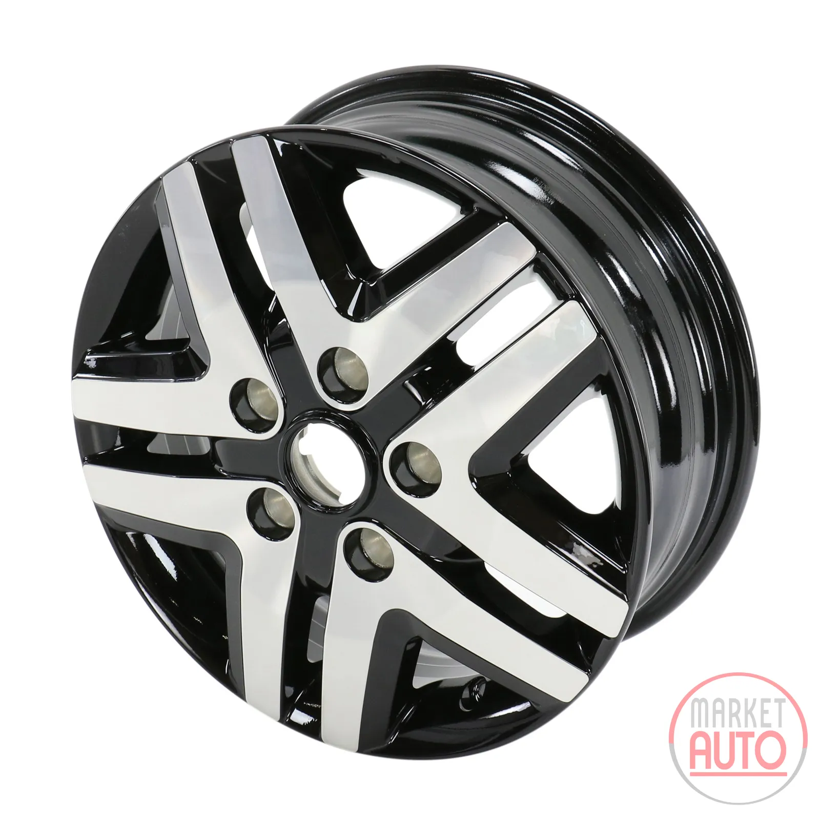 Leichtmetall Felge schwarz silber 16" original