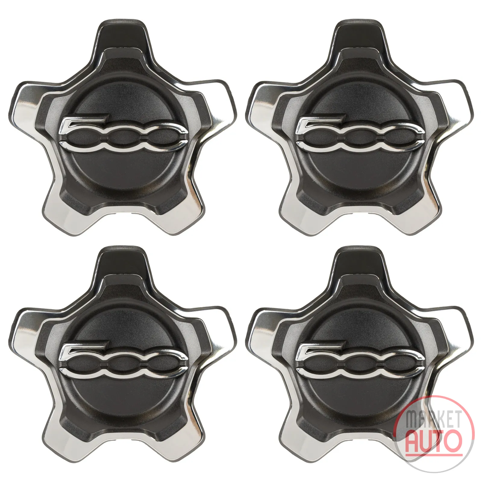 Radnabendeckel 4er-Set für Alufelge Original FCA (735626312)