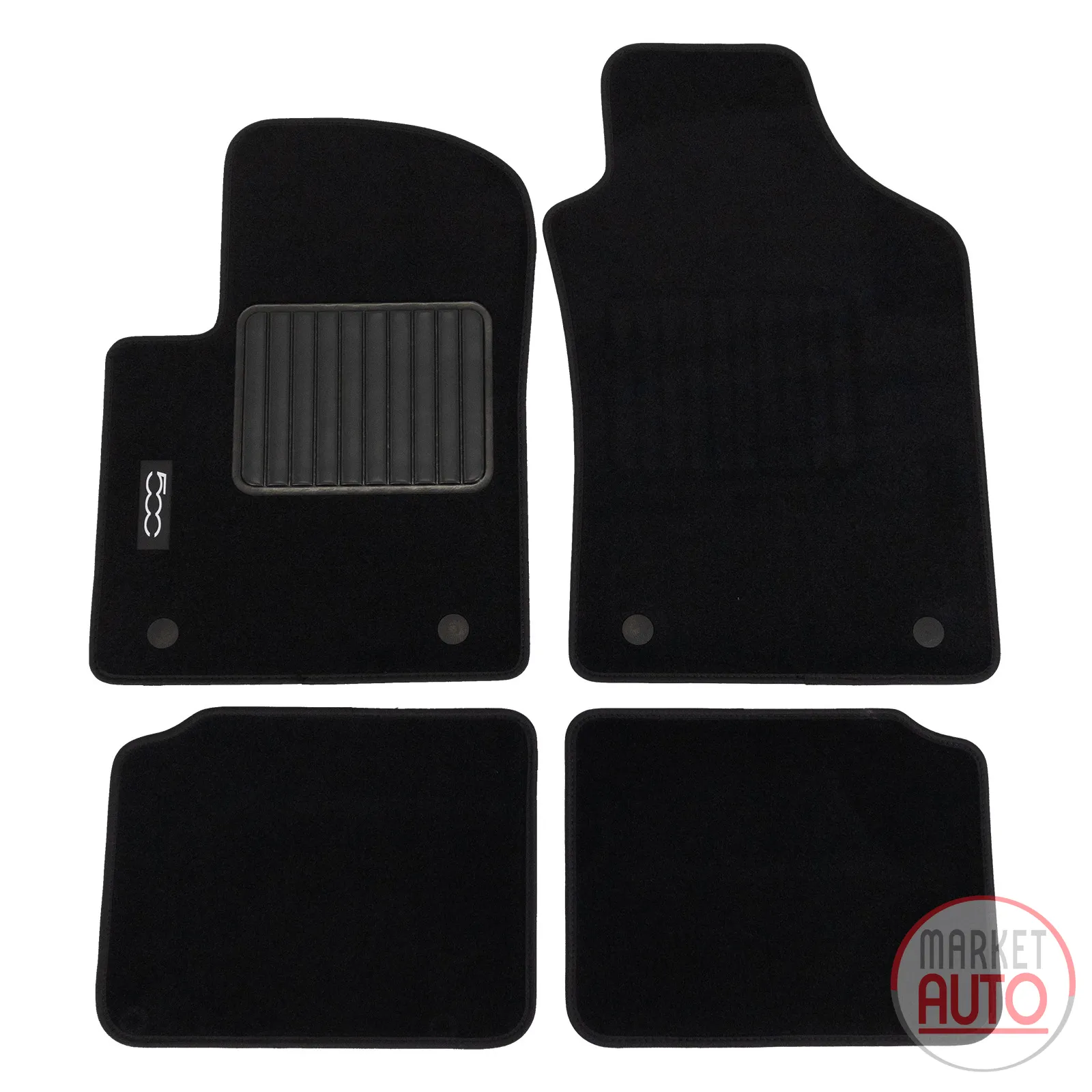 Fussmatten 4er Velour Set mit 500 Emblem
