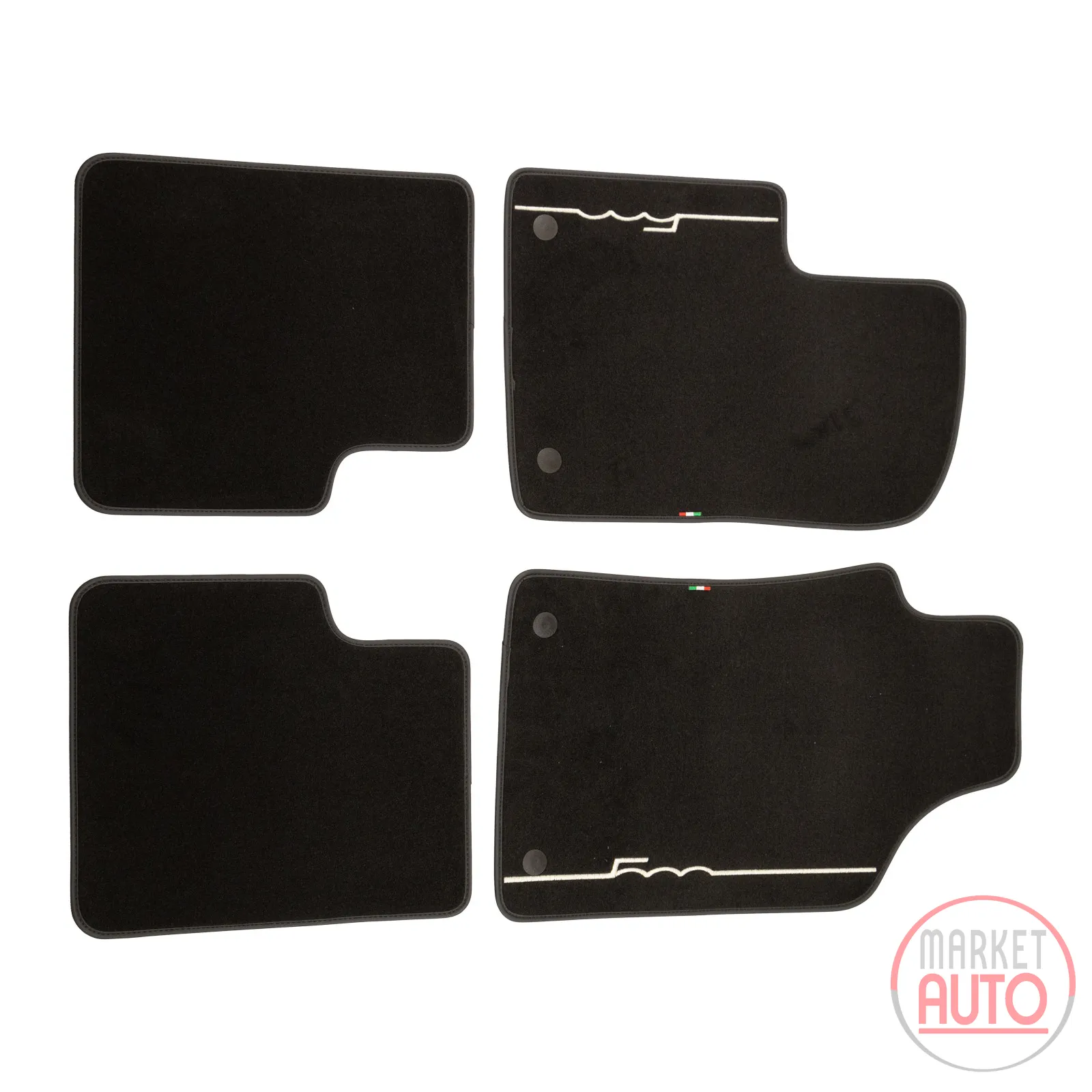 Fussmatten 4er Velour Set mit 500-Logo