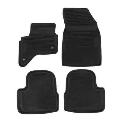 Set mit 4 Gummifußmatten