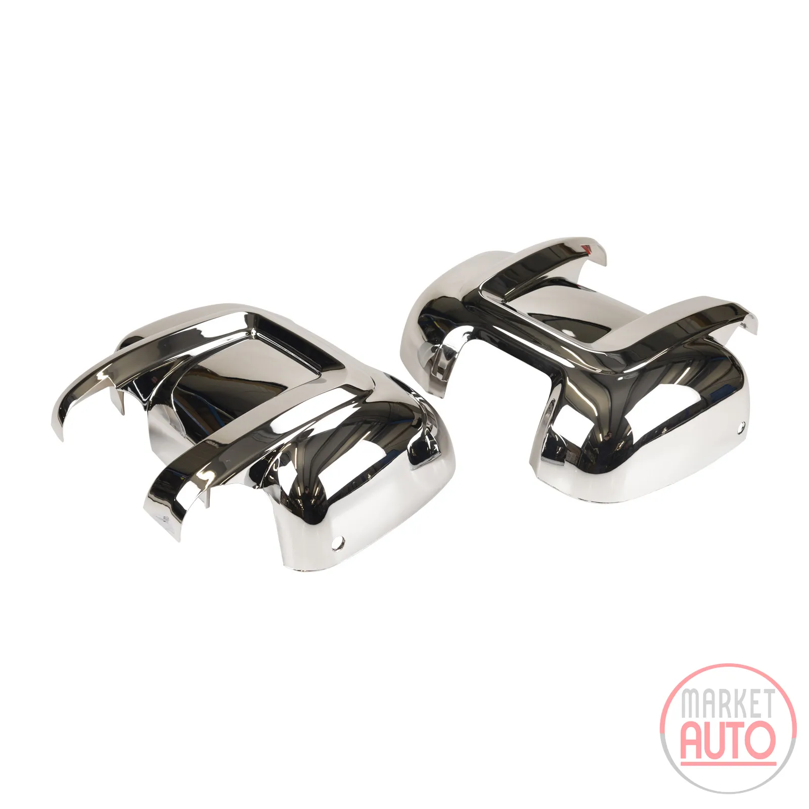 Satz Spiegel Protector Schutz Kappe Chrome