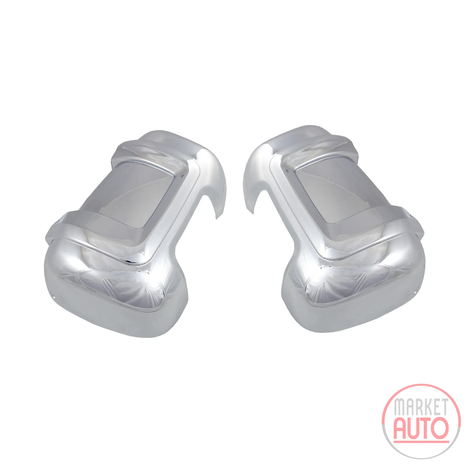 Satz Spiegel Protector Schutz Kappe Chrome