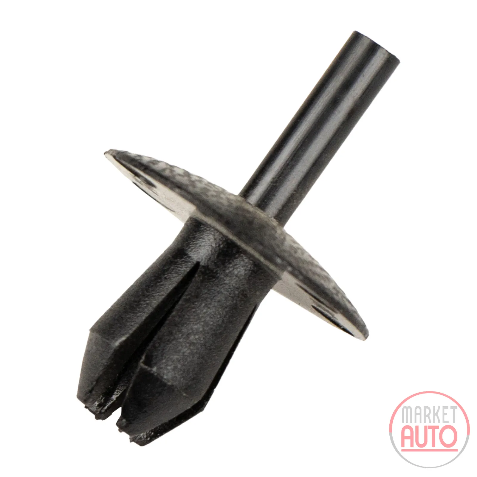 Klemmstück mit Stift Clips schwarz