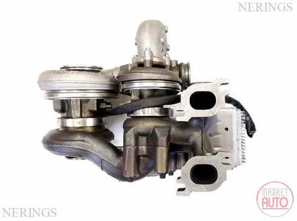 Twin turbocharger new from test engine (Borgwarner/KKK)-NLMR