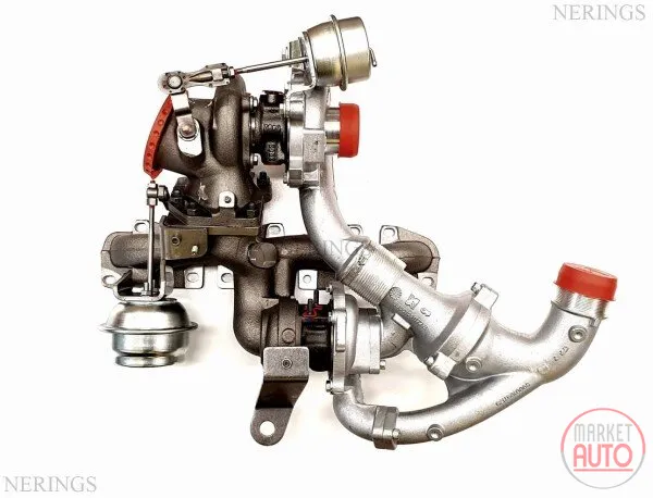 Twinturbo turbocharger new (KKK)-LVH