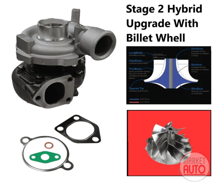 Turbocharger NEW (Hybrid Turbo Stage-2) (GARRETT)-LVN