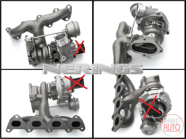 Turbocharger new without electric part (KKK-CNX) -CNSPA