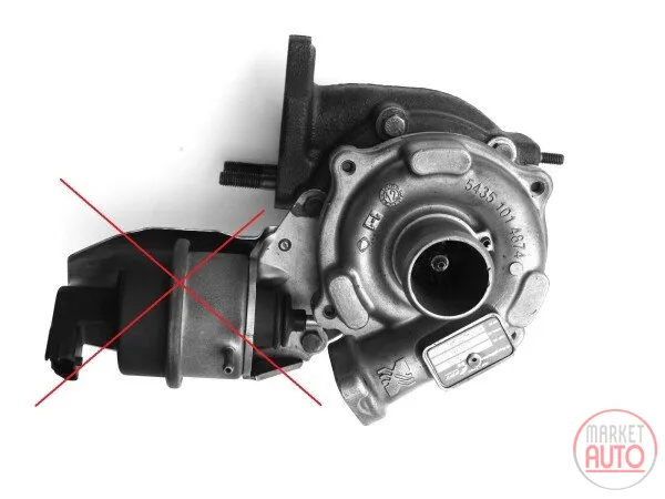 Turbocharger Remanufactured (without electronic turbo wastegate actuator KKK)
