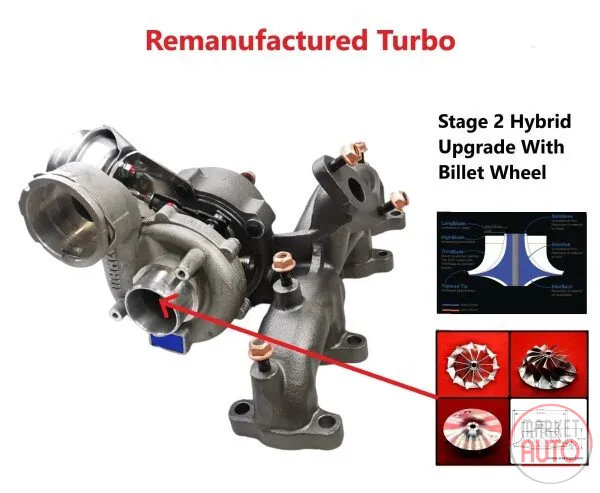 Turbocharger restored KKK (Stage-2 Hybrid)-NĒRINGS