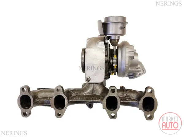 Turbocharger Remanufactured without space for temperature sensor (KKK)