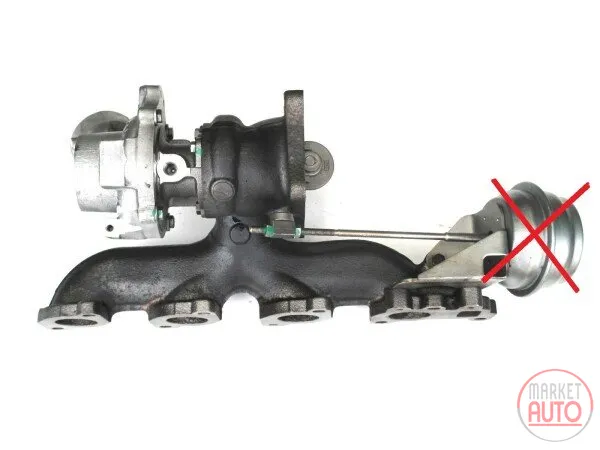 Turbocharger Remanufactured (without electronic turbo wastegate actuator KKK)