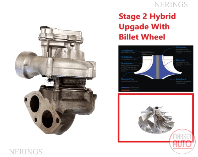 Turbocharger Remanufactured (Hybrid-Turbo (Small turbine KKK-KP39)