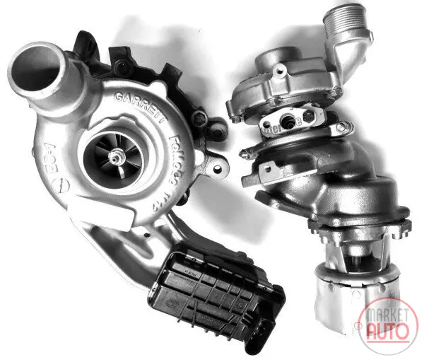 Turbocharger restored (Right + left side (GARRETT))