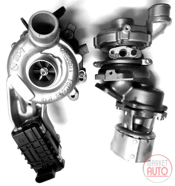 Turbocharger restored (Right + left side (GARRETT))