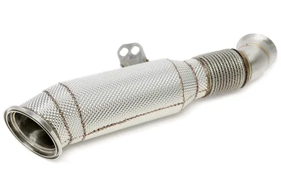 Tubería con escudo térmico y convertidor catalítico BMW