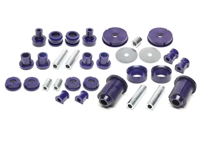Kit de bushings de PU eje delantero / trasero 37 piezas BMW