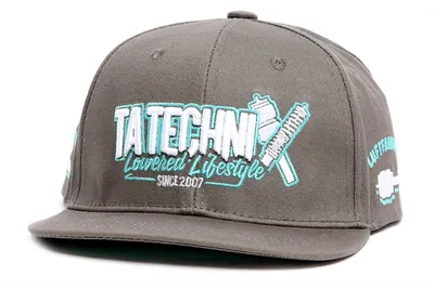 Capuchón Snapback gris