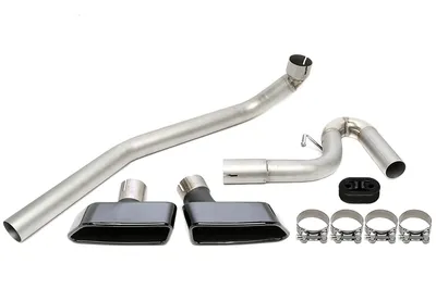 Trituración del tubo de escape BMW