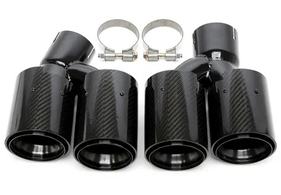 Trituración del tubo de escape BMW